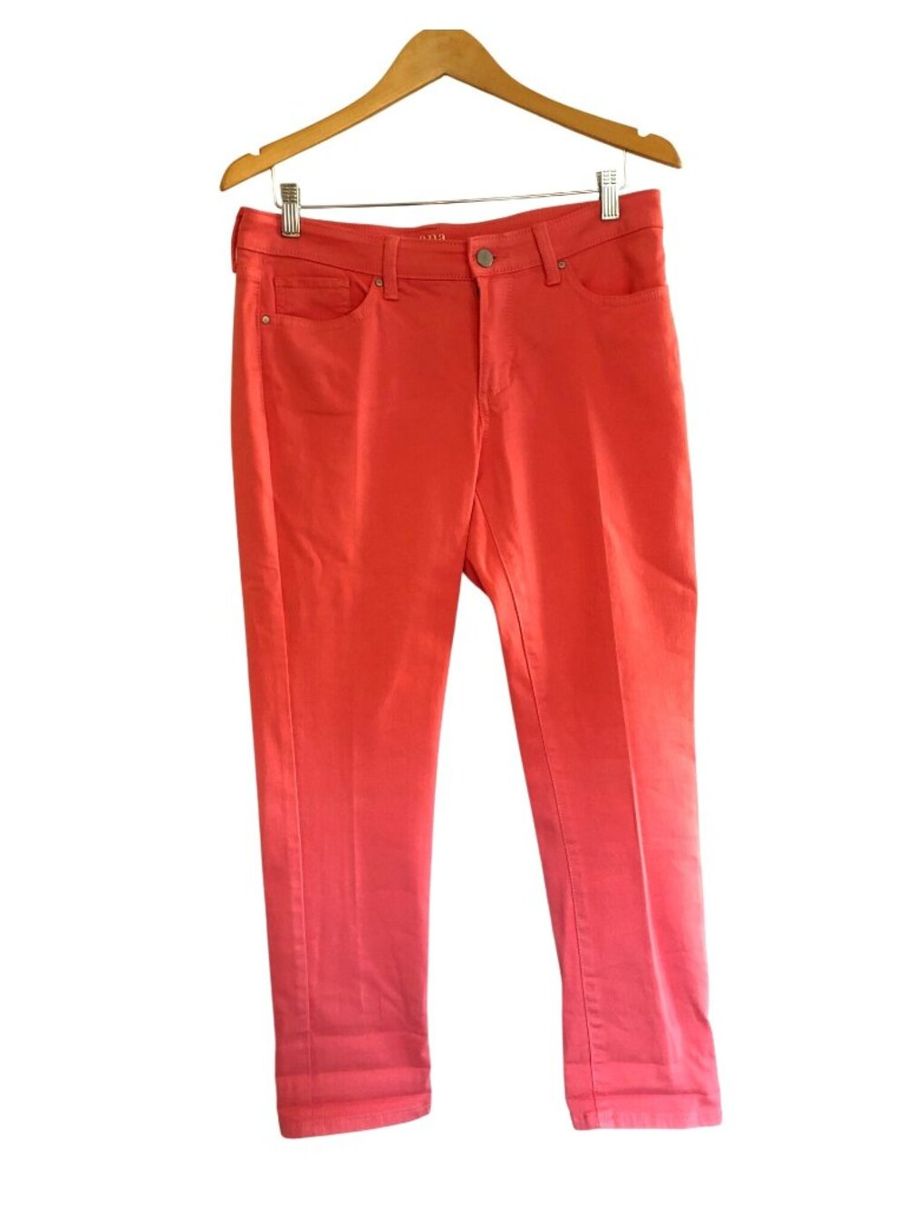 A.N.A.-WOMENS CORAL MI-RISE SKINNY ANKLE JEANS SIZE 8